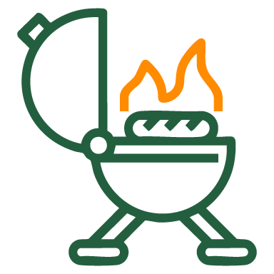 barbecue e aree attrezzate al camping il sole village in toscana